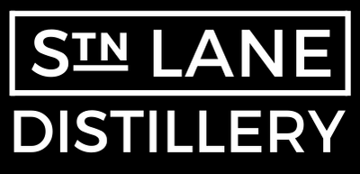 Stn Lane Distillery Logo White on Black (1)